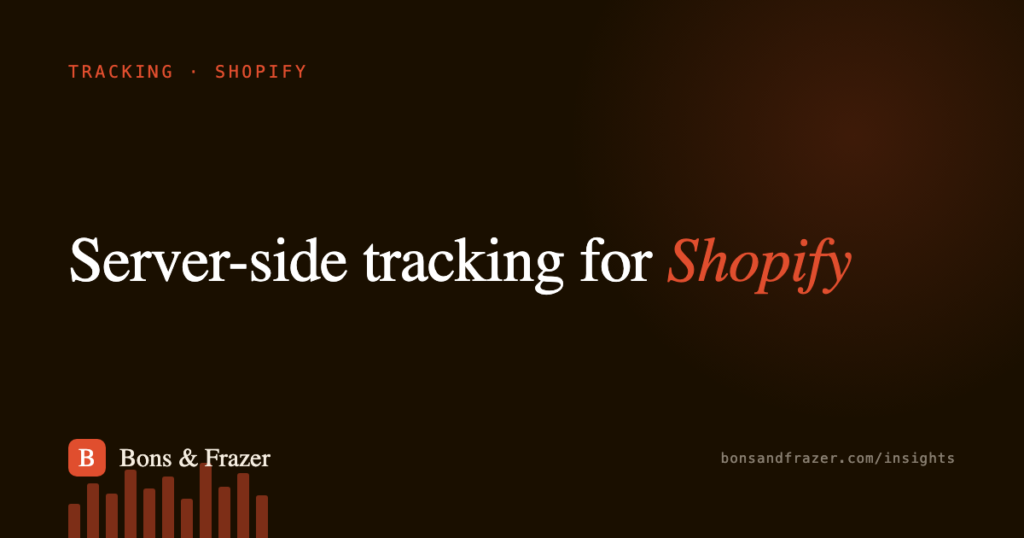Server-side tracking for Shopify